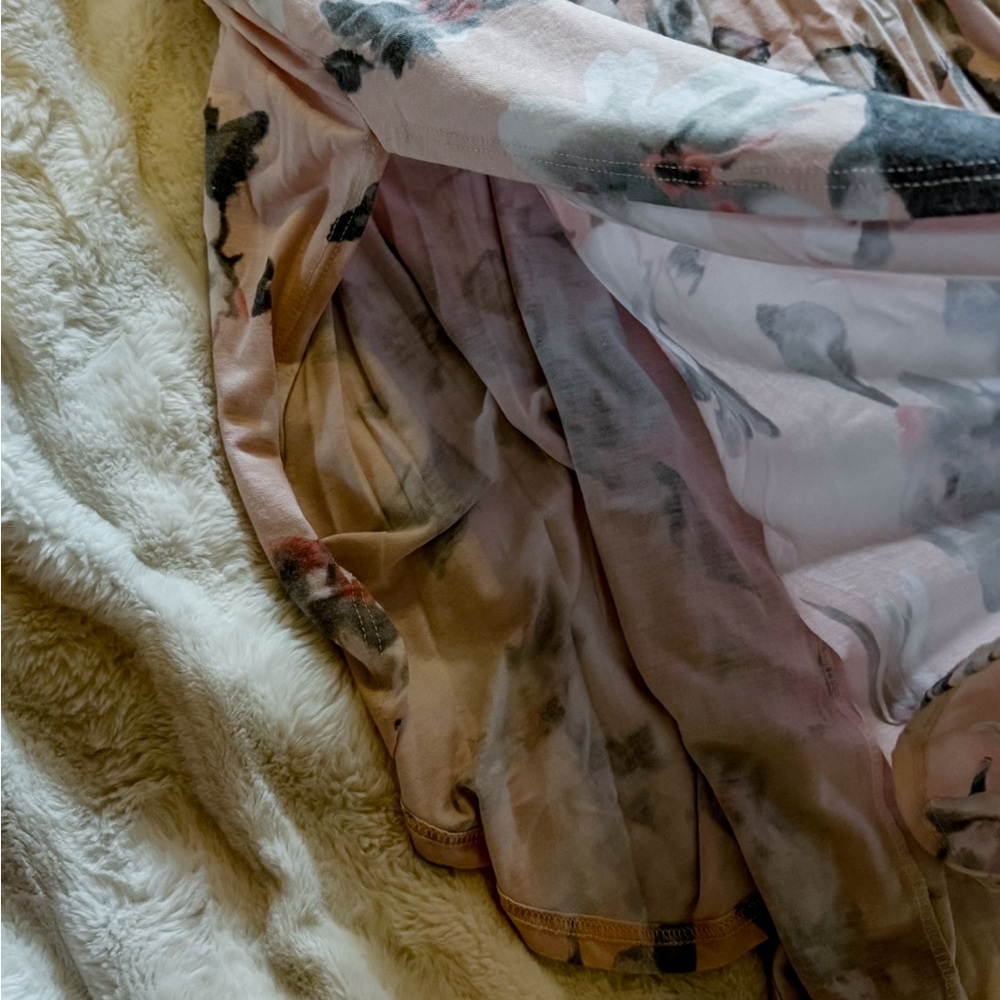 Sweet Lovely Floral Maxi Skirt in Soft Pink - Picture 4 of 7